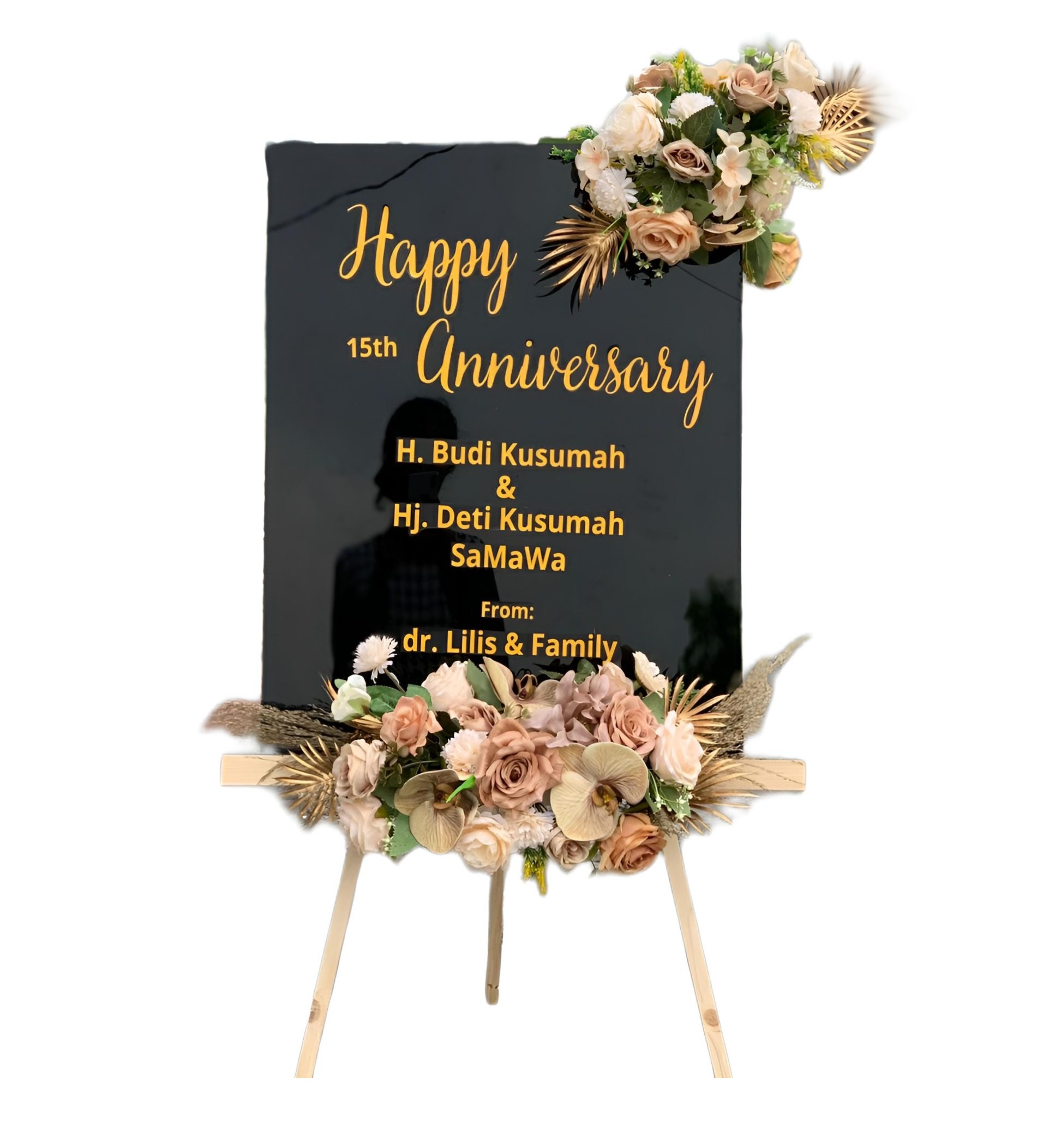 Papan Bunga Akrilik Purworejo