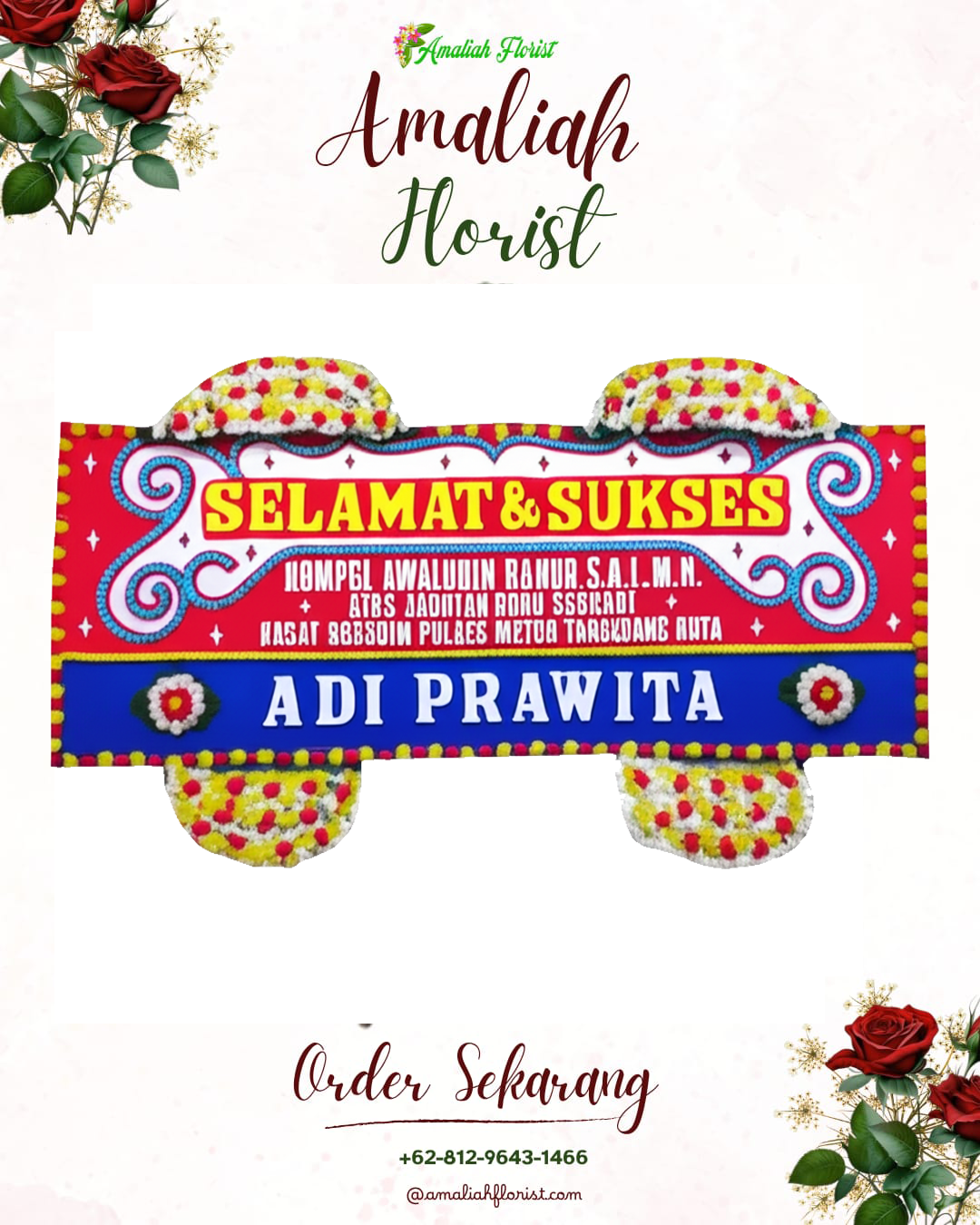 Papan Bunga Ucapan Selamat Purworejo