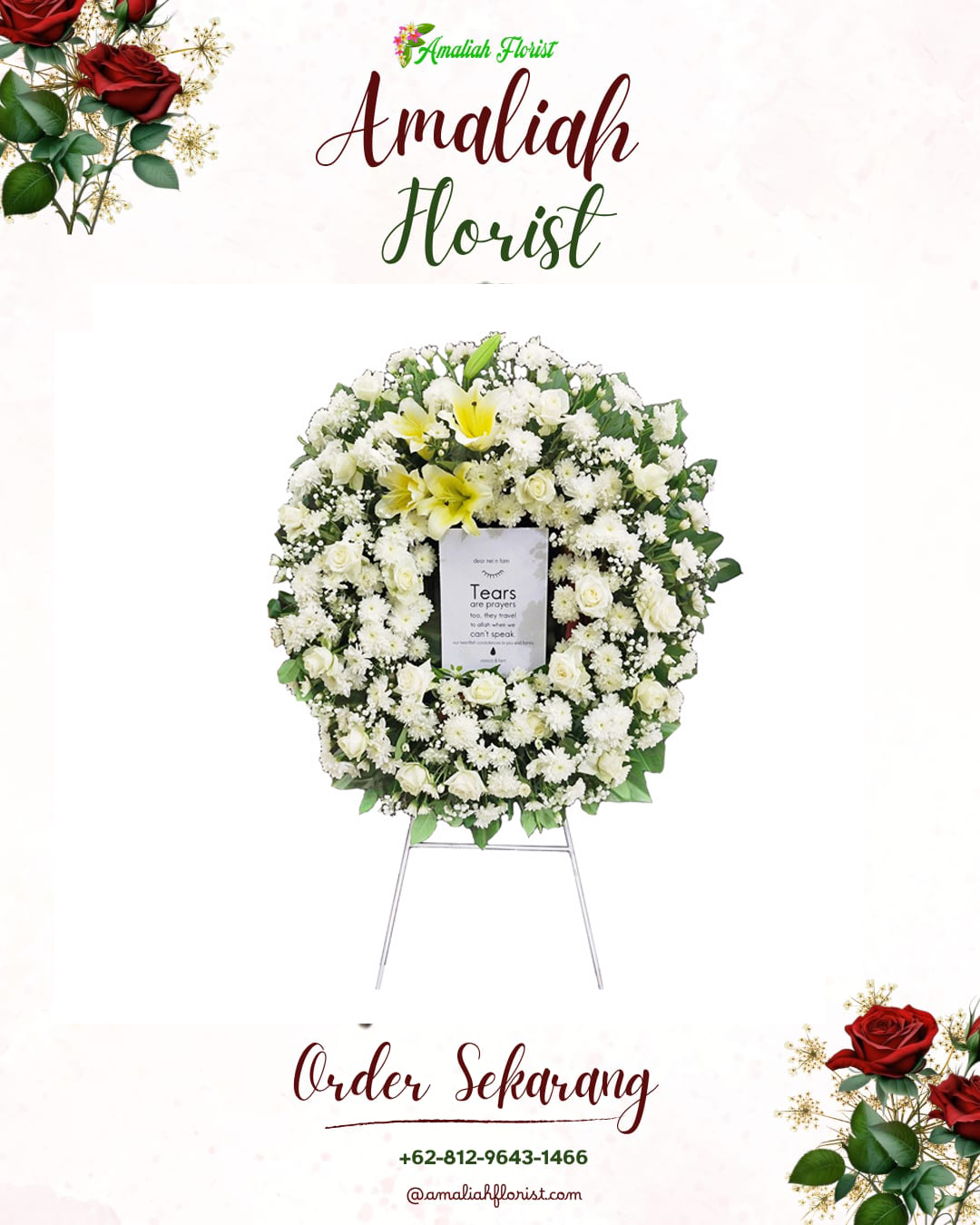 Krans Bunga Duka Purworejo