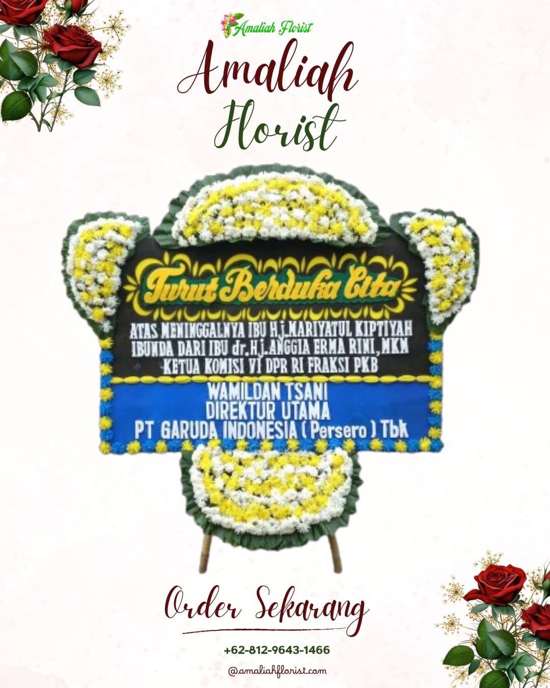 Papan Bunga Duka Purworejo